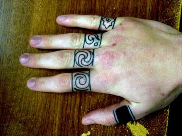 Stylish Ring Tattoo
