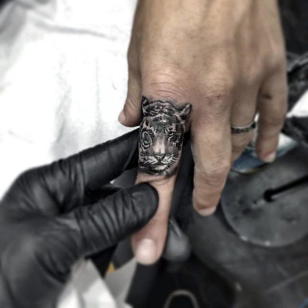 Tiger Face Tattoo