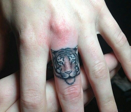 Tiger face Tattoo