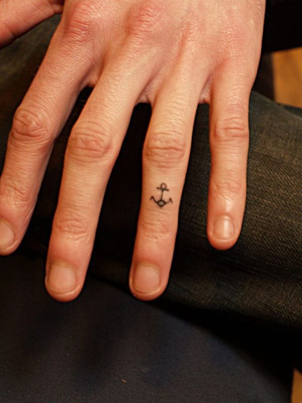 Tiny Anchor Tattoo