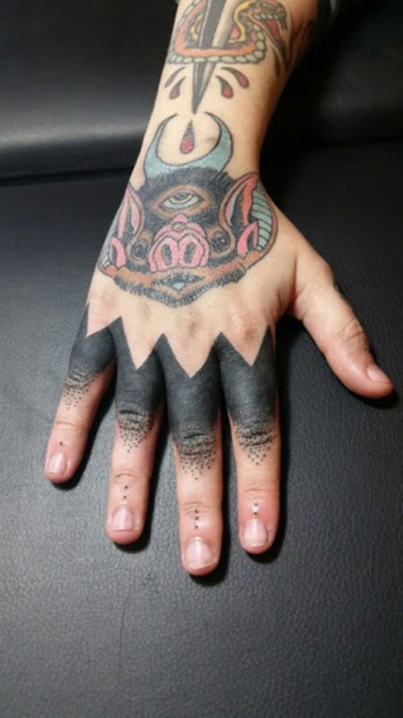 Unique Finger Tattoo