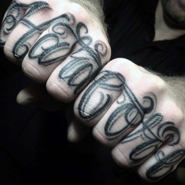 Unique Finger Tattoo