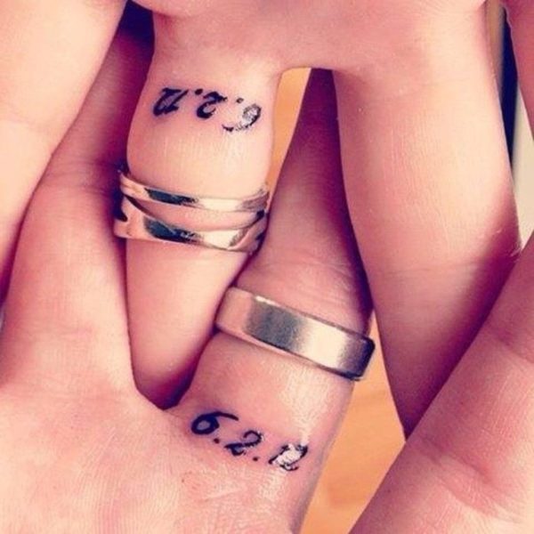 Wedding Dates Tattoo Design