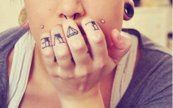 Wonderful Finger Tattoo Design