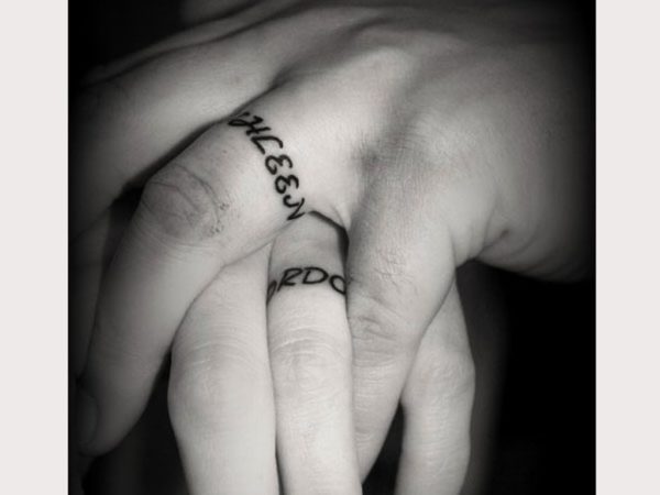 Beautiful Finger Tattoo Design