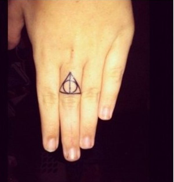infinity symbol Tattoo On Finger