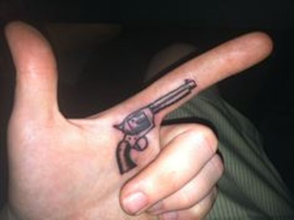 Cool Gun Tattoo