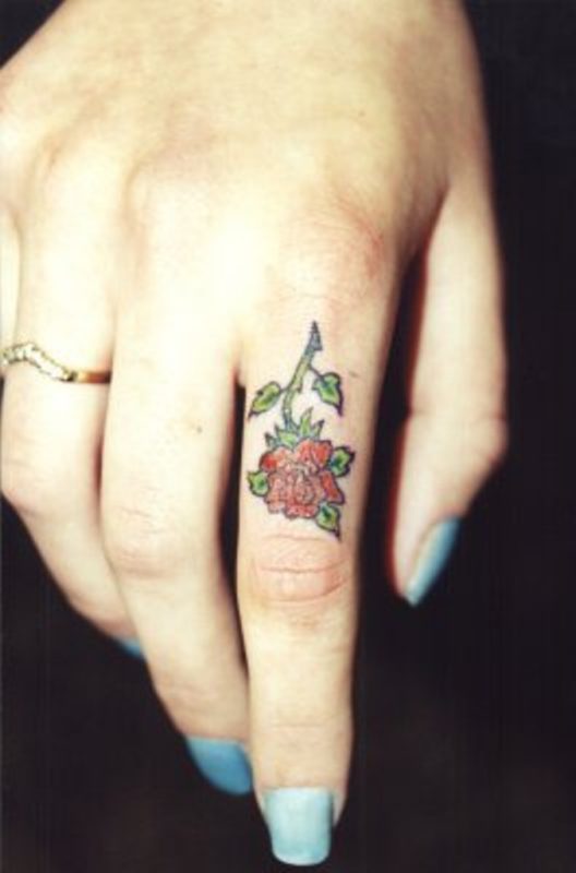 Cute Rose Tattoo