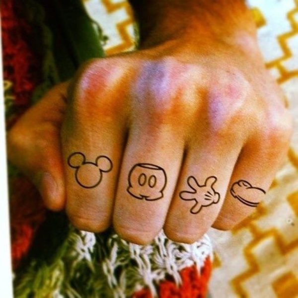 Elegant Mickey Mouse Tattoo