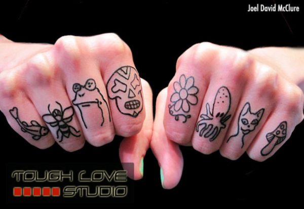 Impressive Cartoons On Finger