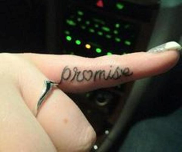 Unique Promise Tattoo